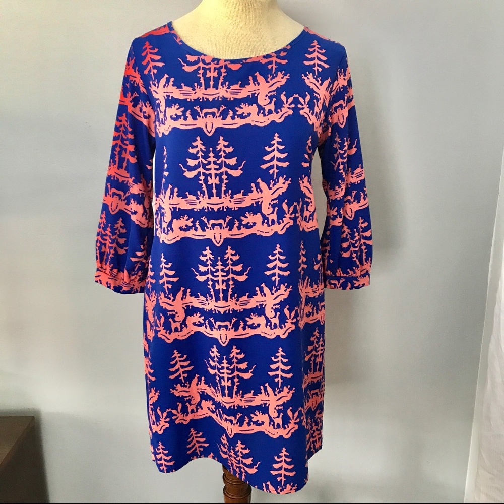 Francesca’s Collections Blue and Orange Dress